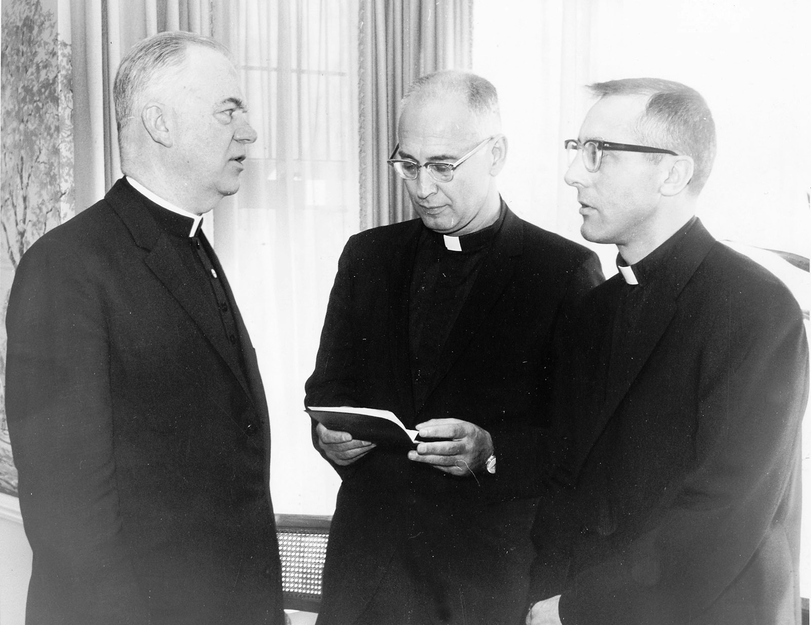 Bishop Thomas Gumbleton, right, is pictured with Detroit Cardinal John F. Dearden and Bishop Walter J. Schoenherr in this file photo.