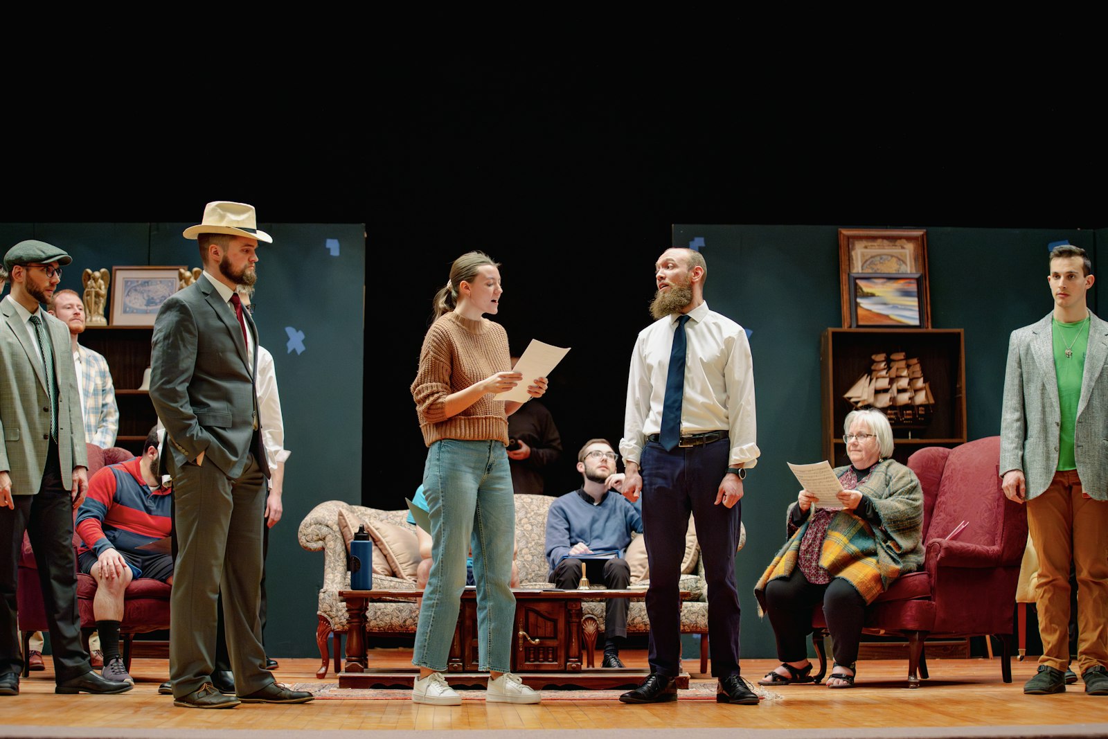 "The Bluff" is more than 10 years in the making, having been written by Deacon Caraher and three friends, Matt Kresich, Scott Peters and George Jurincie. The musical tells the story of Dexter Dull Jr., a young man who wants to become a world-renowned detective like his father.