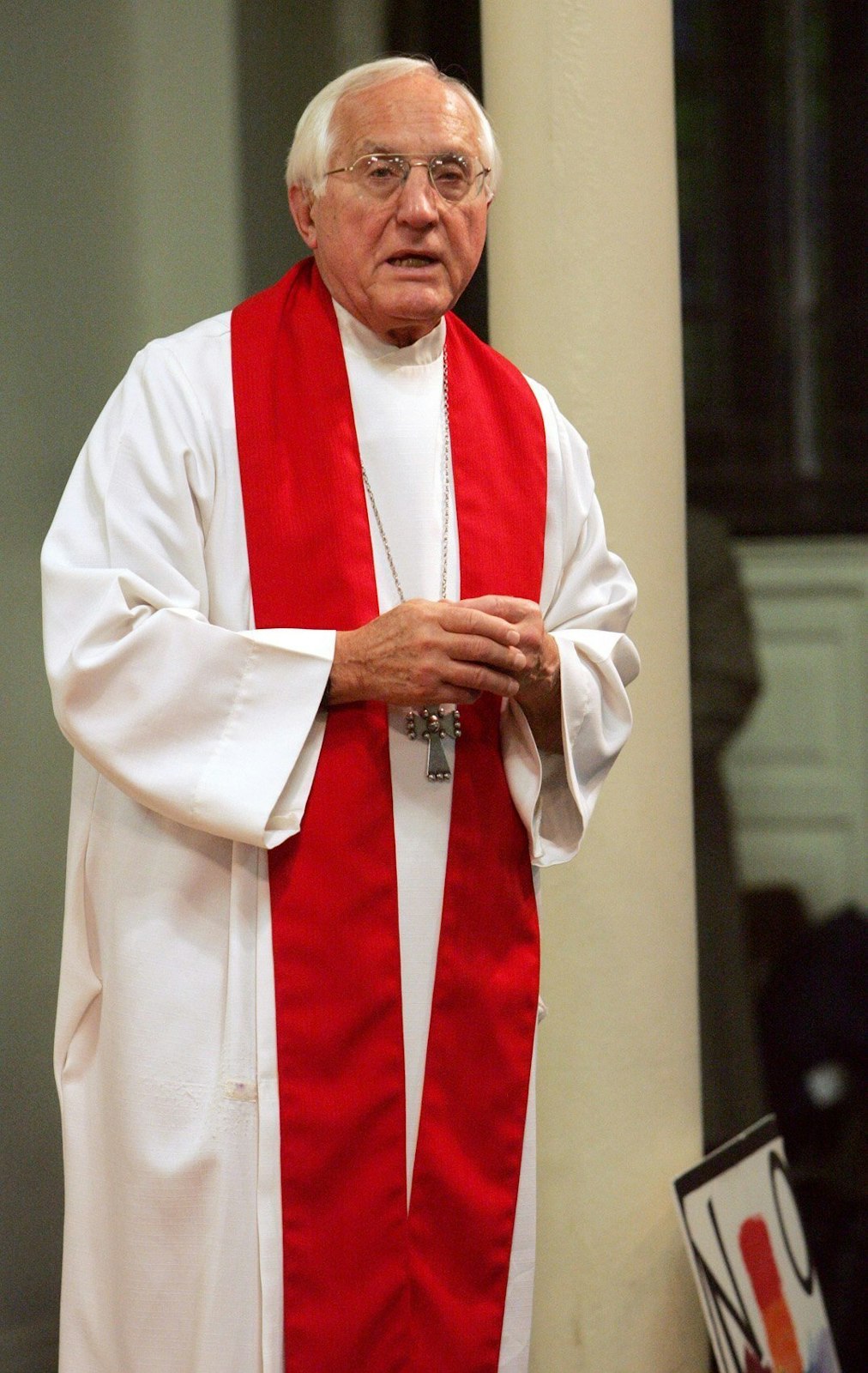 Bishop Gumbleton was a co-founder of Pax Christi USA in 1972. The organization has worked to help Catholics understand the connection between economic justice, racial equality and military spending throughout its 50-year history. (CNS photo/Nancy Wiechec)