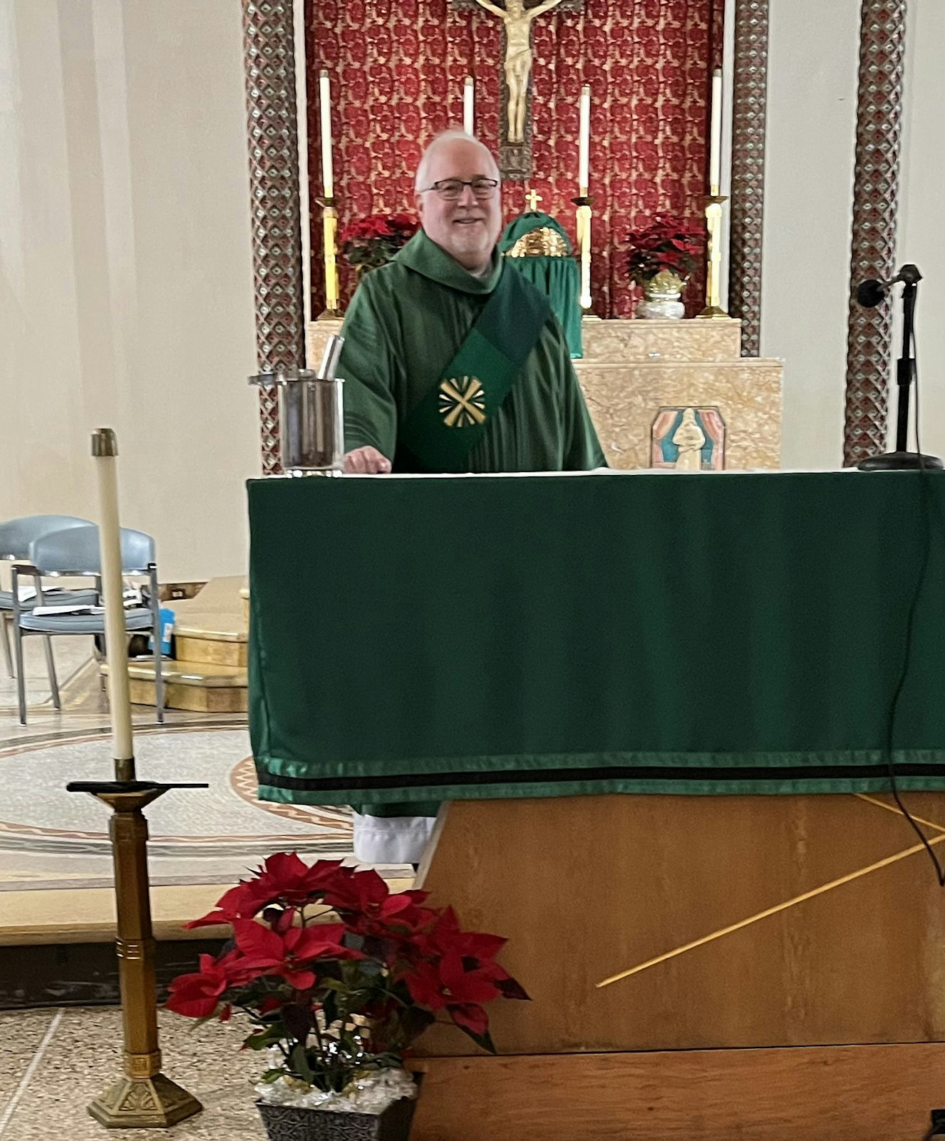 Deacon John Wright of St. Elizabeth Parish on Detroit's east side coordinates volunteers for the Macomb Correctional Facility in Lenox Township. (Courtesy photos)