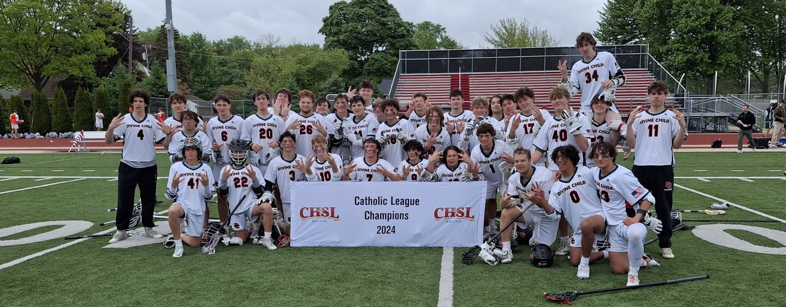 For the second year in a row, Divine Child defeated Ann Arbor Fr. Gabriel Richard for the CHSL Cardinal Division trophy.