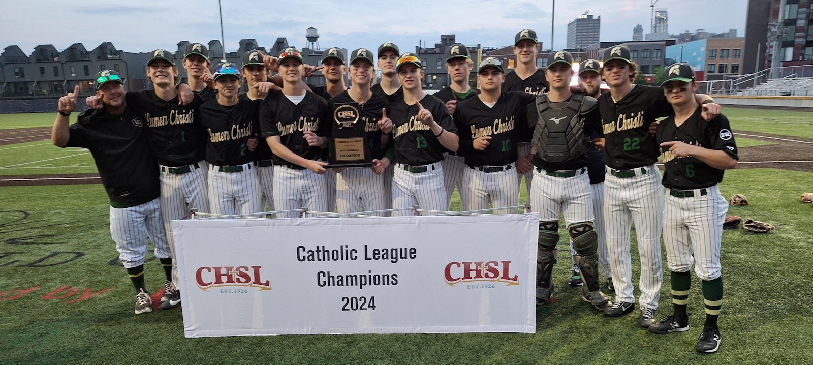 Jackson Lumen Christi behind the one-hit hurling of Gabe King won the CHSL Cardinal Division in its first year in the Catholic League.