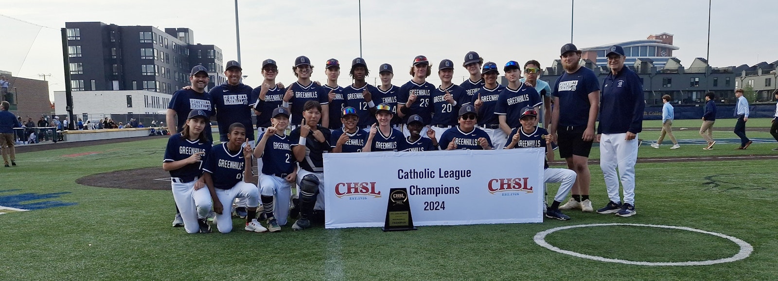 Ann Arbor Greenhills joined the  CHSL in 2017 and won its first baseball title in the Ste. Anne Division to go along with titles in tennis, soccer, golf and cross country.