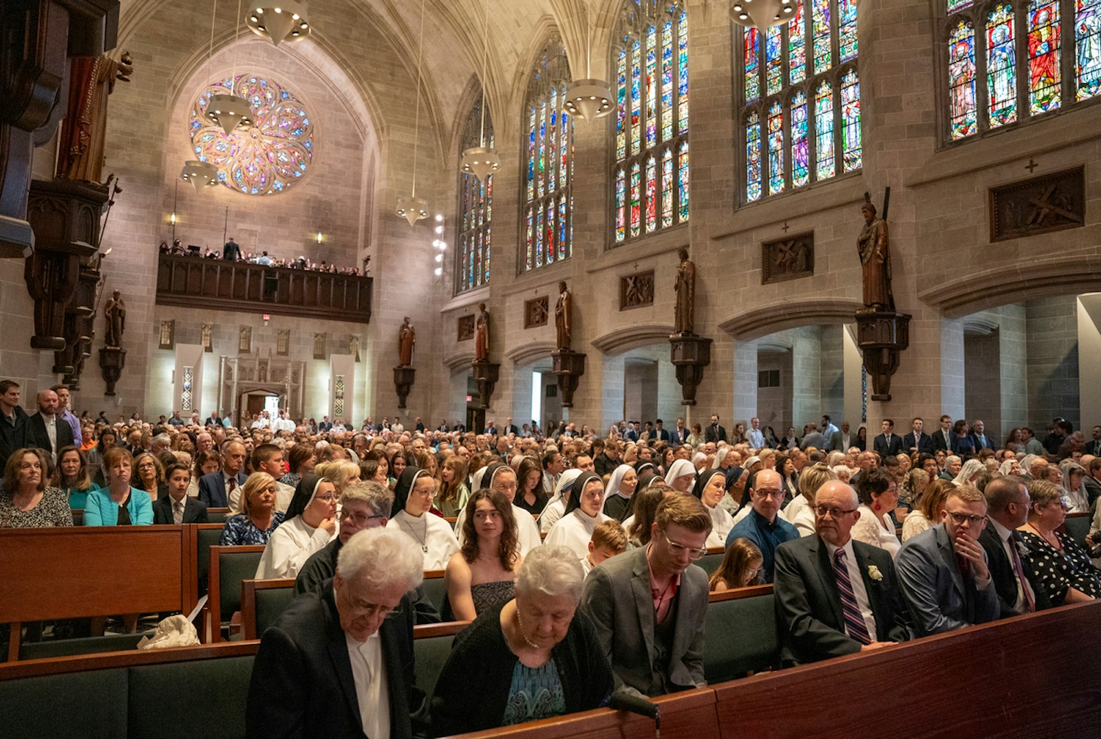 Detroit's cathedral was full as family, friends, fellow priests and faithful from across the Archdiocese of Detroit joined together to celebrate the presbyteral ordination of the five men through the invocation of the Holy Spirit on the Saturday before the feast of Pentecost.