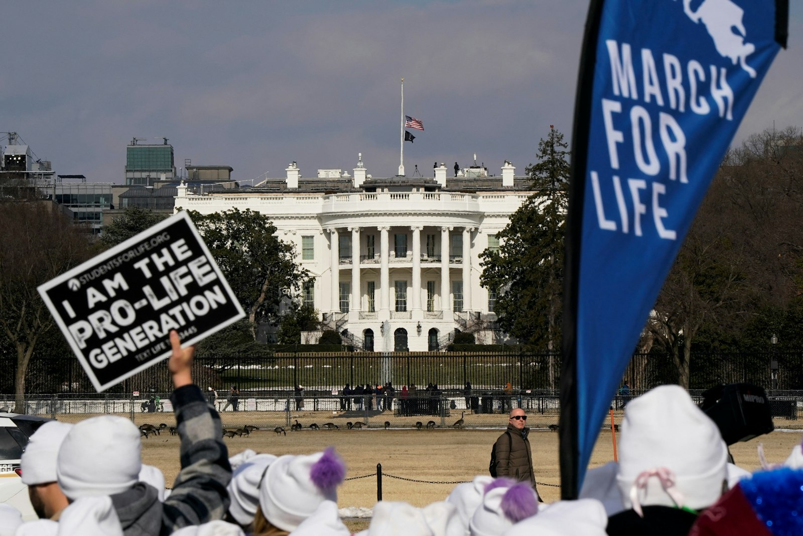 Pro-life marchers gather for the annual March for Life rally, in Washington Jan. 24, 2025. (OSV News photo/Elizabeth Frantz, Reuters)