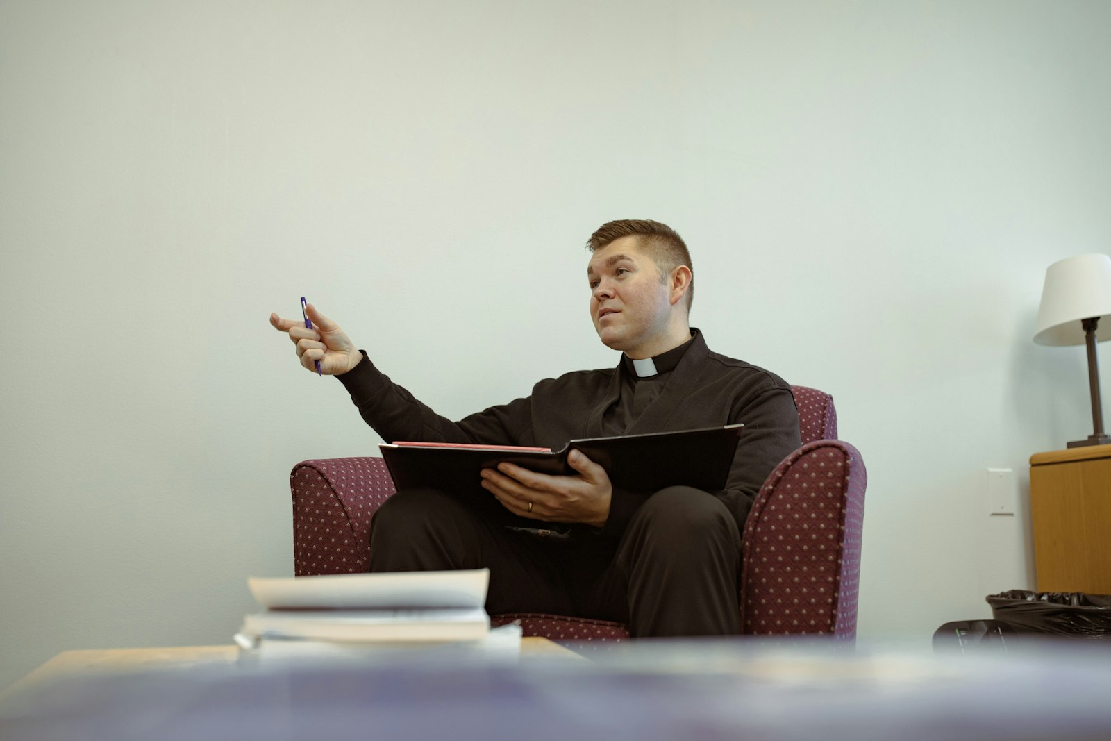 Although seminarians take a class in parish management in seminary, on-the-job training is a big part of the learning experience, Fr. Nowak said. "The more you can effectively manage the business side of the parish, the more free you are to focus on that mission: the salvation of souls and forming disciples for Jesus Christ,” Fr. Nowak said.