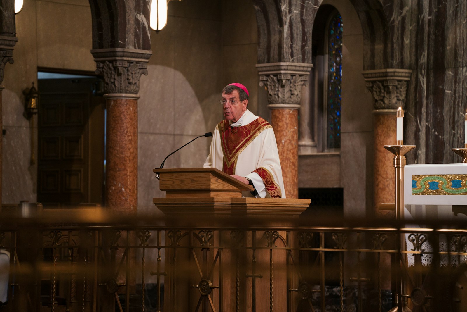 In his homily, reflecting on the first reading, a letter from St. Paul to the Romans (7:18-25), Archbishop Vigneron said that on our own, humankind is destined to sin, but through God, we are saved.