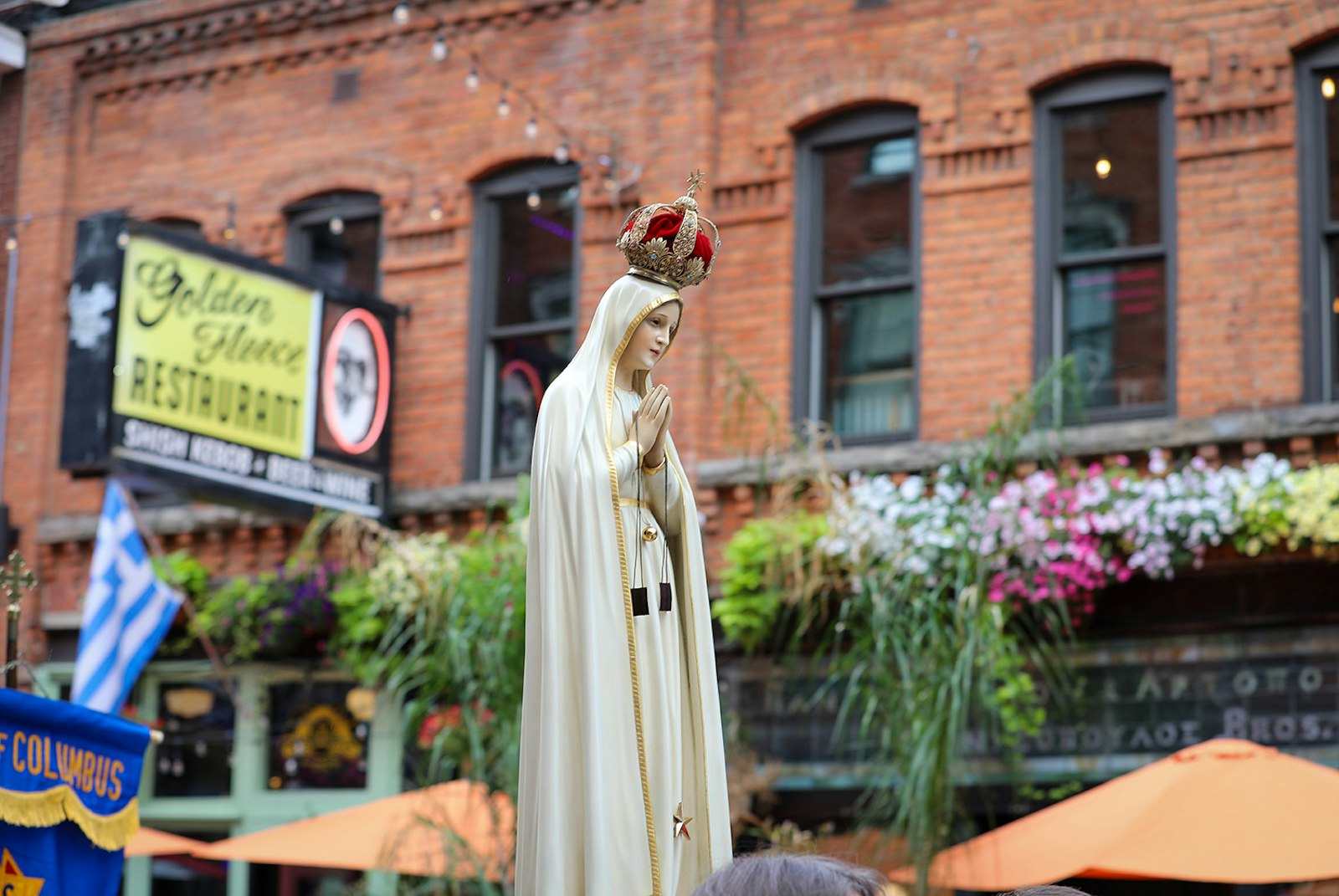 The International Pilgrim Virgin Statue of Our Lady of Fatima was designed in 1947 by famed sculptor José Thedim under the instruction of Sr. Lucia dos Santos, one of the three visionaries to whom Our Lady of Fatima appeared in 1917.