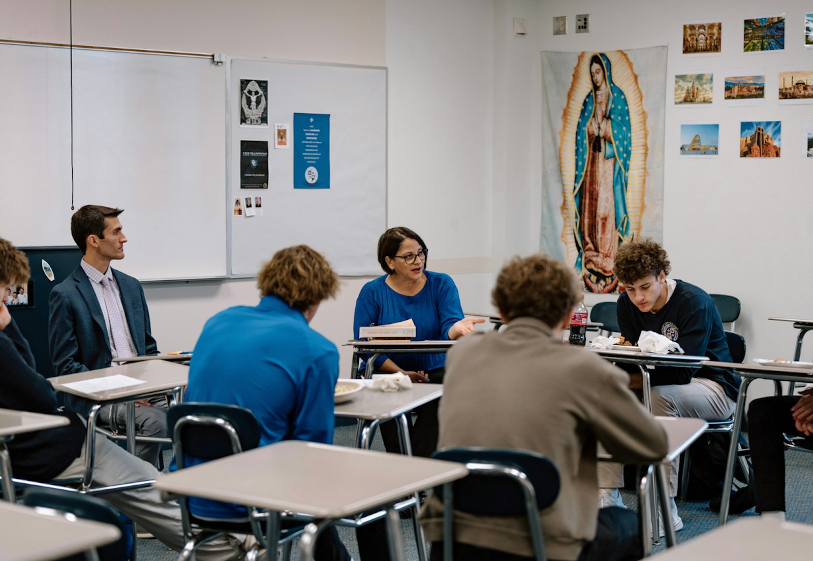 A major motivating factor for many students choosing to become Catholic is the witness of their peers, classmates and teammates, Whitehead said, whose encouragement offers a source of hope and strength.