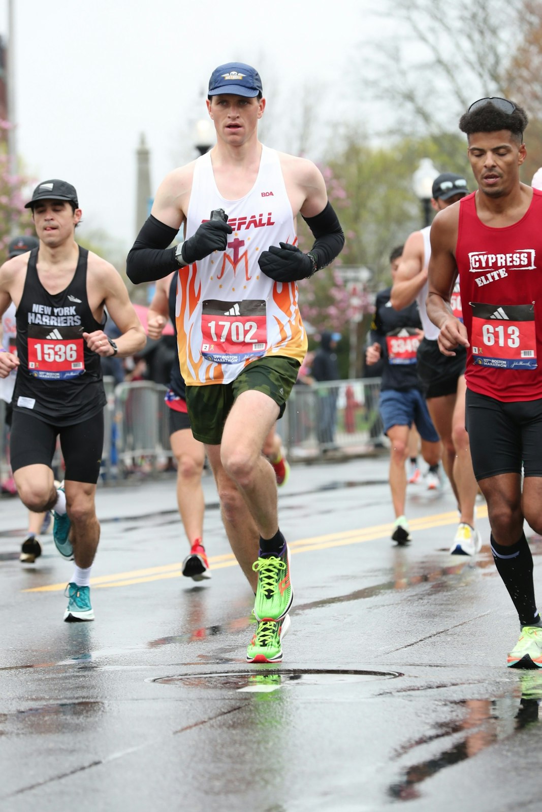 Deacon Kettner (pictured) and Conner wore special "Firefall" team jerseys during the marathon, a reference to Acts 1:8, “You will receive power when the Holy Spirit comes upon you.”