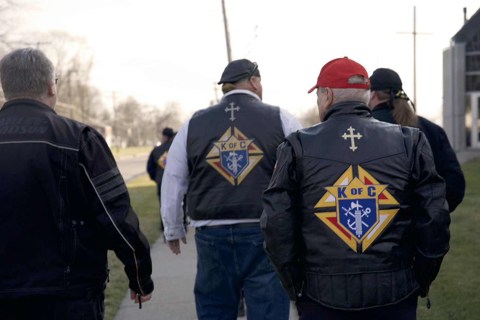 Knights on Bikes unites men in fraternity from multiple Knights of Columbus councils.