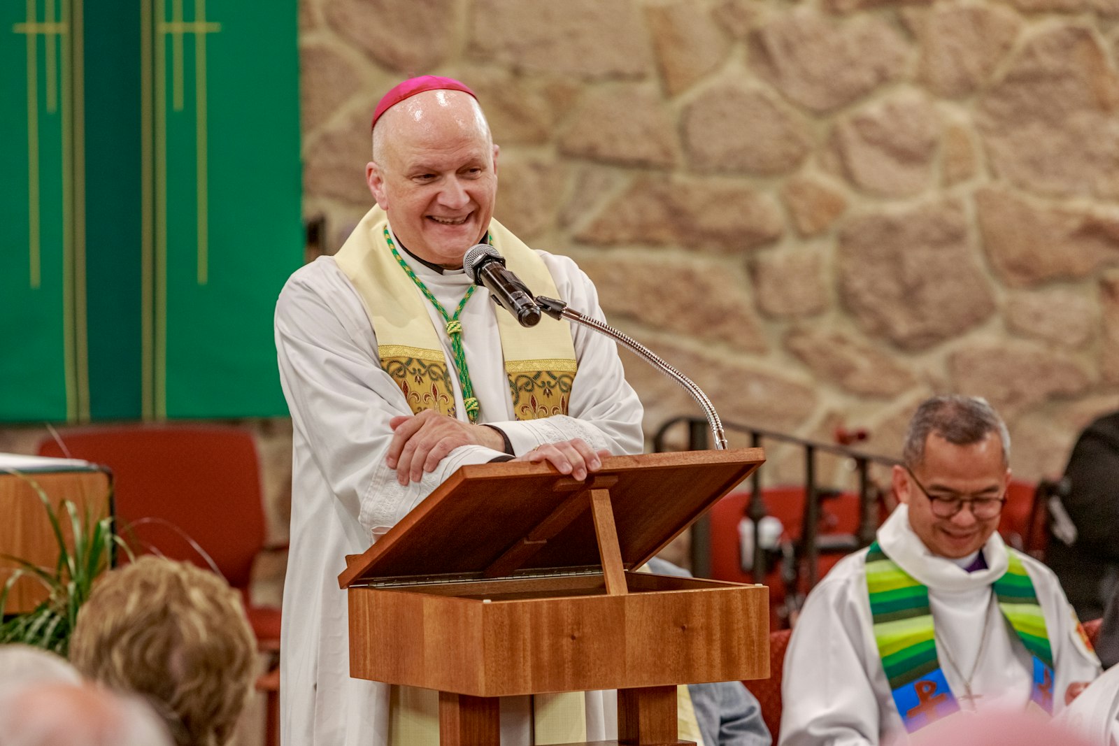 Archbishop-designate Weisenburger is pictured during an ecumenical prayer service at the Redemptorist Renewal Center in Tucson, part of the 2025 Week of Prayer for Christian Unity, on Jan. 23, 2025. (Courtesy of the Diocese of Tucson)