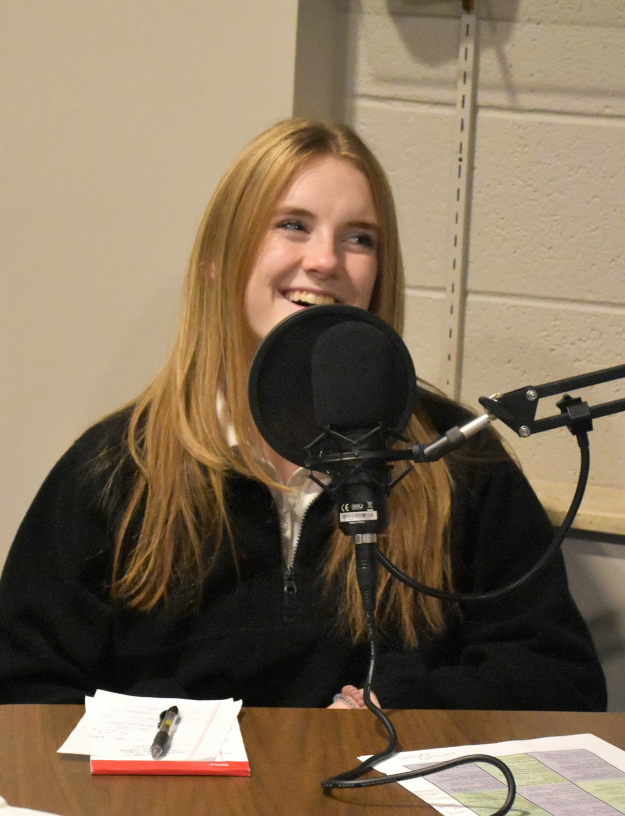 Junior Alexandria Tomajko, one of the co-hosts, wanted to get involved in "The DC Godcast" after learning of the effort from Brahier, one of her former theology teachers.