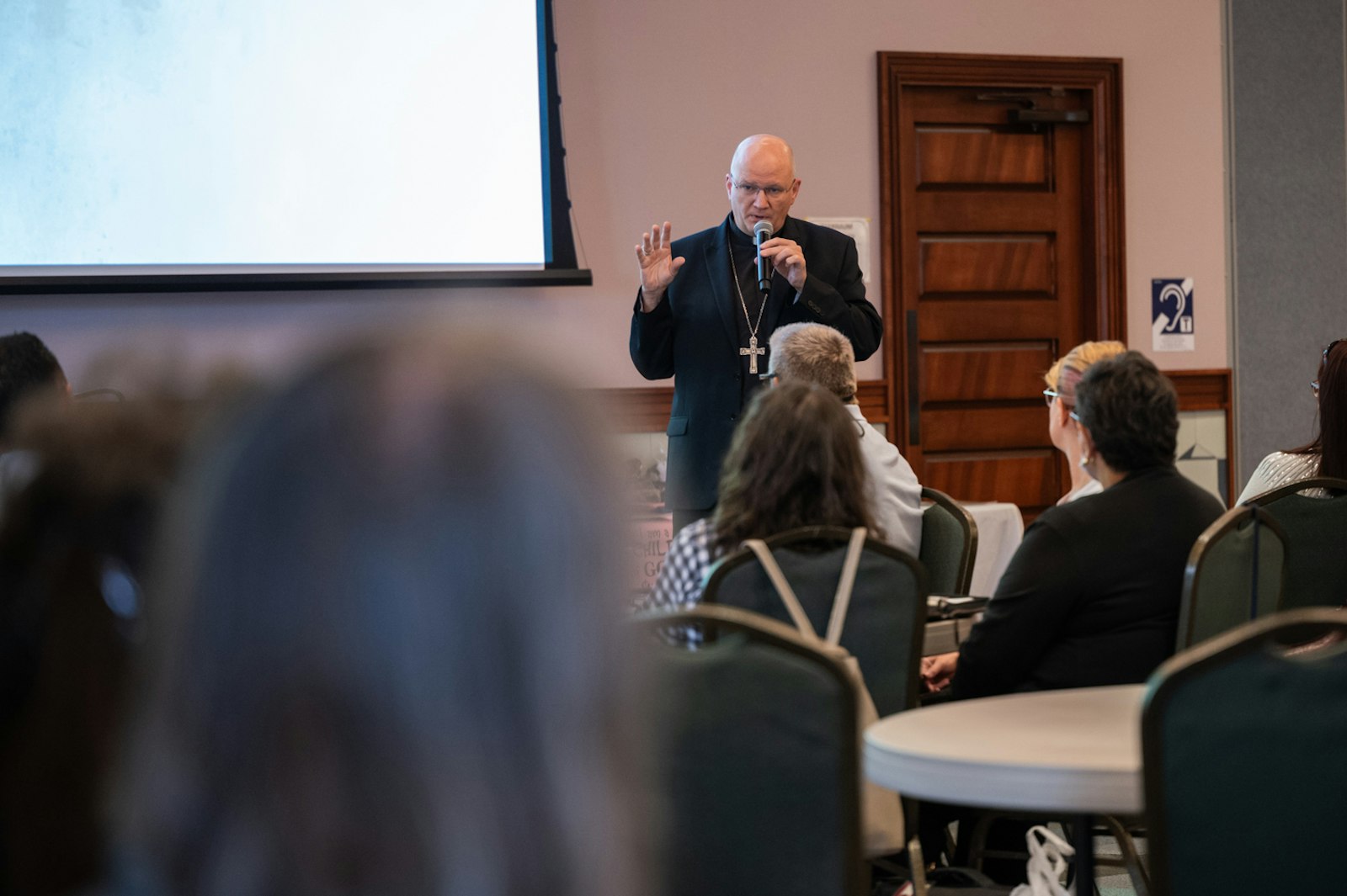 “I think the Archdiocese of Detroit is blessed to have a leader like Archbishop Weisenburger,” said Elena Dwyre, CEO of Catholic Community Services of Southern Arizona. “I’ve known him for two years now, and he is always available to you, no matter the day, no matter the time. He’ll listen, and he’ll do what’s best. He’s someone who leads by example, and while we’re all happy for Detroit, we’re sad to see him go.”