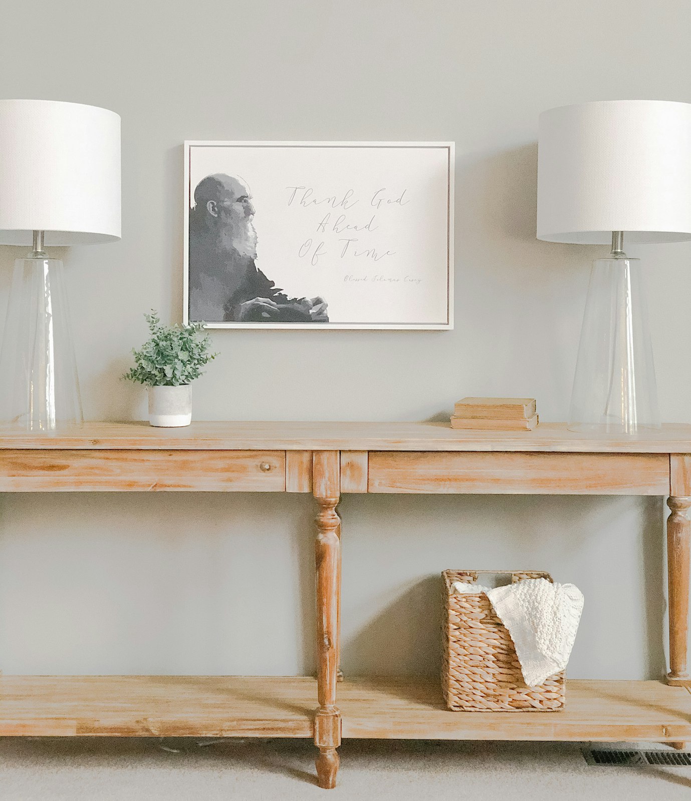 An image of Blessed Solanus Casey is depicted among home-décor items through Kidman's "House of Joppa" online shop.
