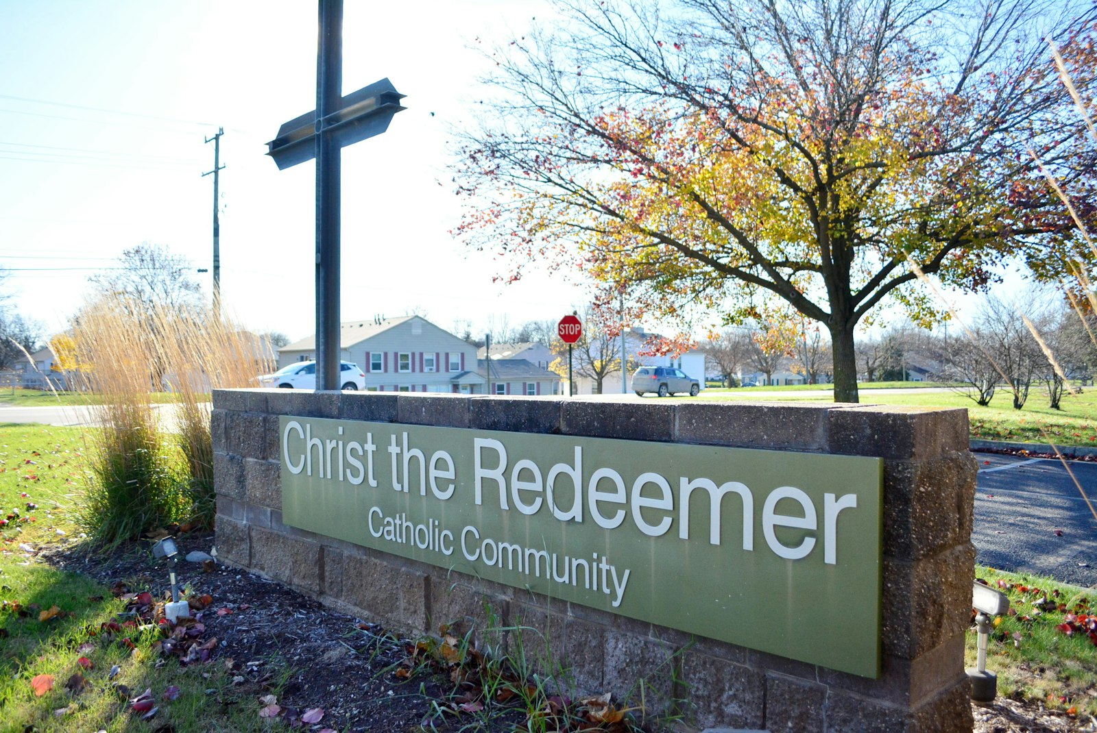 The Keatington New Town Association condominium complex is pictured just across the street from Christ the Redeemer Parish in Orion Township. Residents as far as five miles away felt the shockwaves from the Nov. 19 explosion.