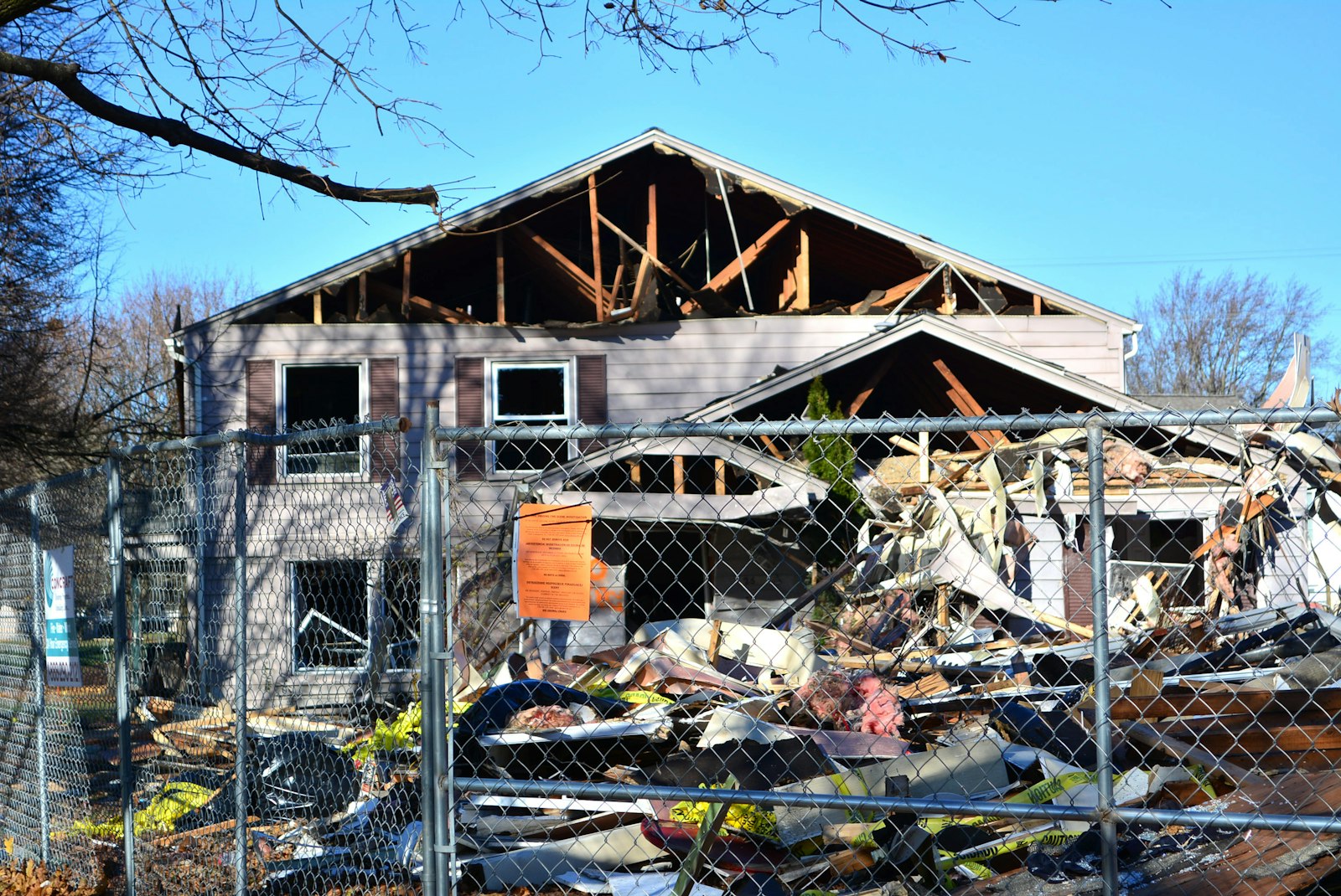 Police say the owners of the condominium that exploded Nov. 19 were not home at the time. Authorities are continuing to investigate the cause of the blast and the structural integrity and safety of the surrounding units.