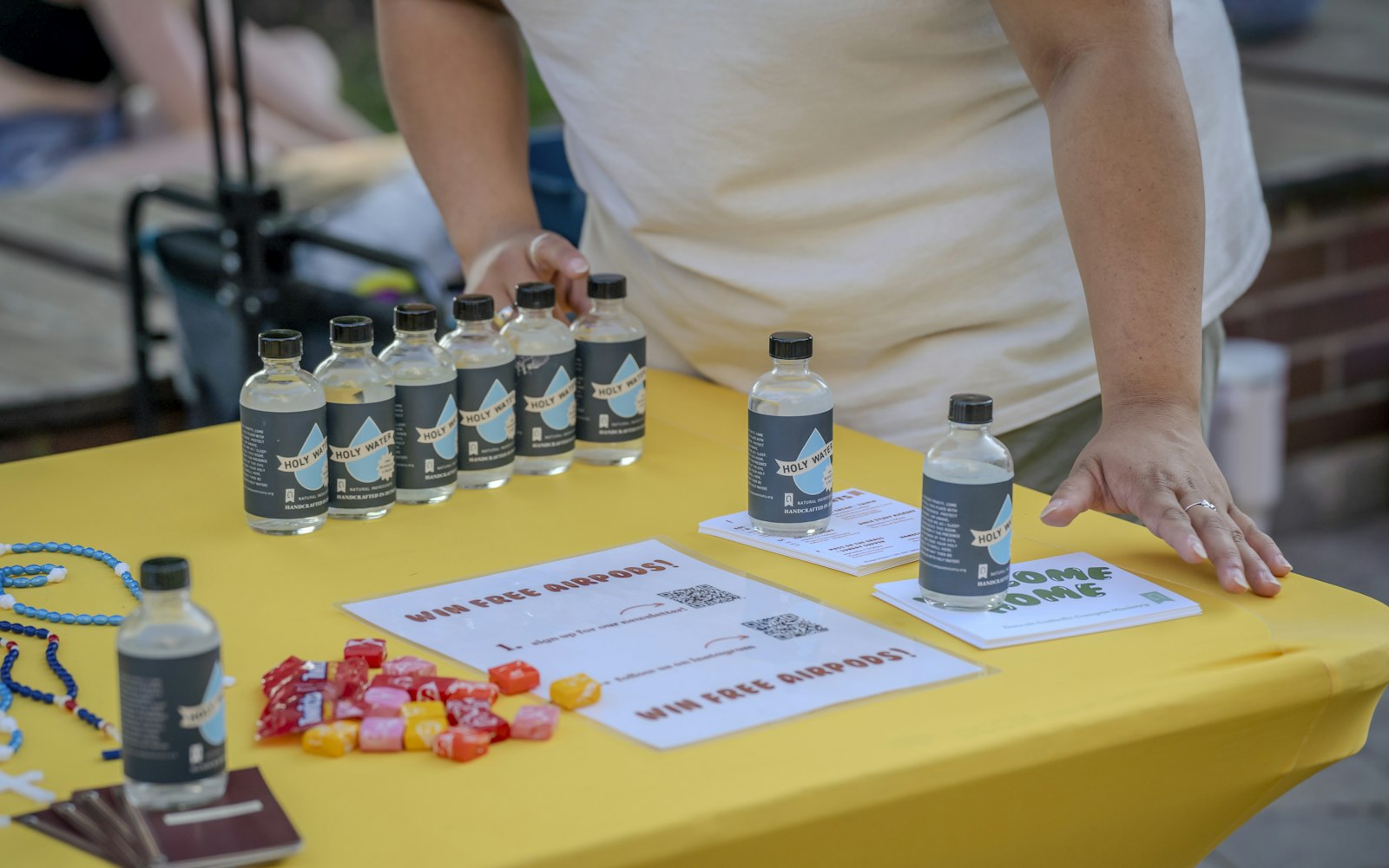 Students are often fascinated by holy water, given its references in popular culture such as movies and books, and are often open to learning more about its actual uses and blessings, Picasso said.