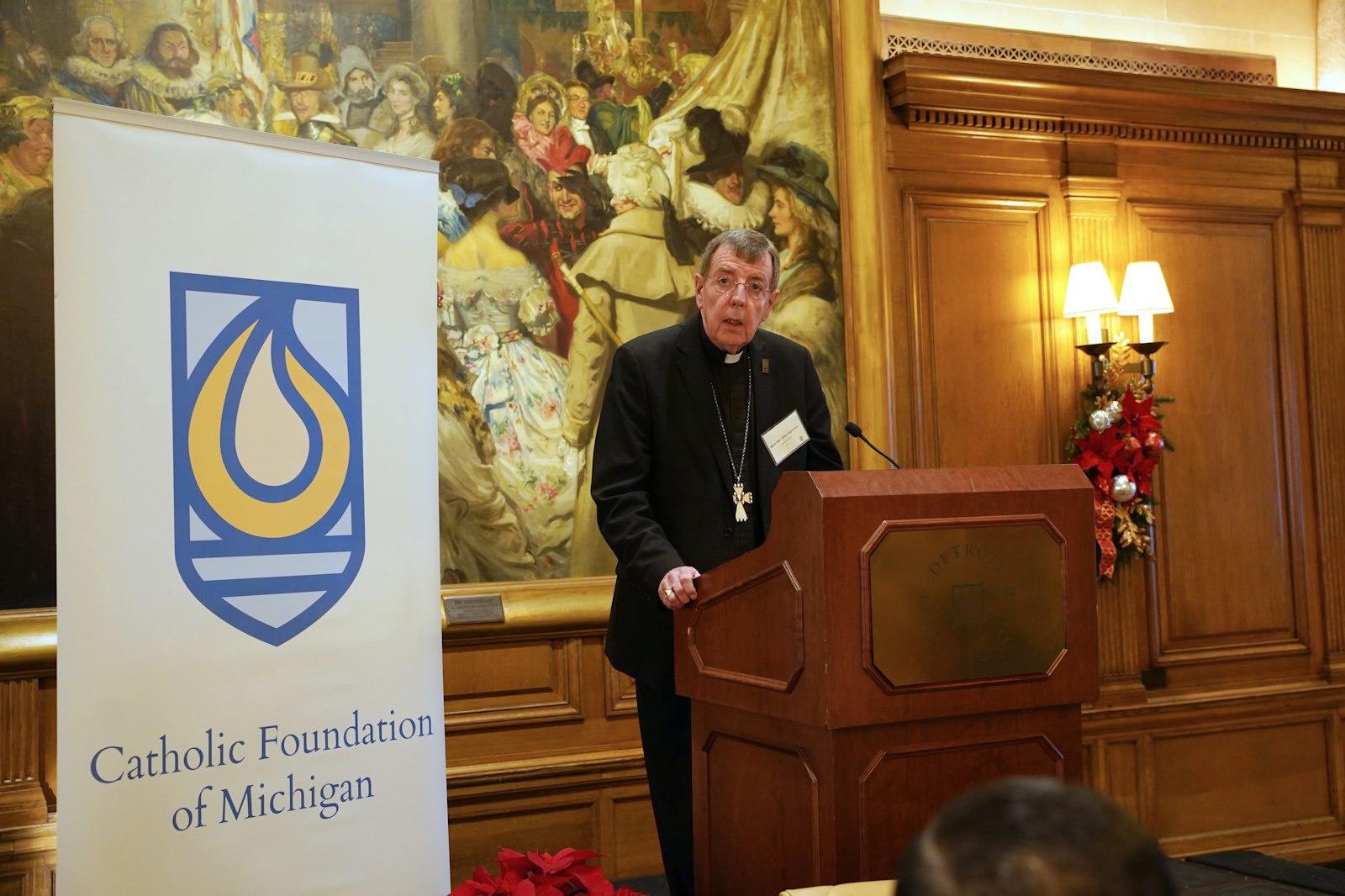 Detroit Archbishop Allen H. Vigneron thanks the donors who gave through the Catholic Foundation of Michigan, assuring them their contributions are a continuation of the Acts of the Apostles.