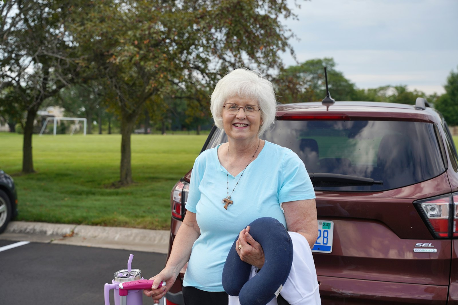 Eileen Smith, a parishioner at St. Frances Cabrini Parish in Allen Park and a Secular Franciscan at St. Bonaventure Monastery in Detroit, wanted to go the National Eucharistic Congress to be surrounded with like-minded people who affirmed Christ's presence in the Eucharist.