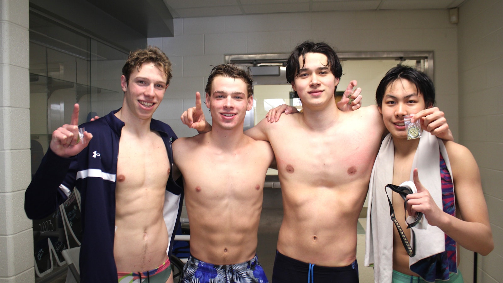 Cranbrook’s Andrew Delzer, A.J. Farner, Colin Zexter and Ethan Xu won the final event of the afternoon, the 400 freestyle relay (3:08.37), to account for the 5-point margin of victory.