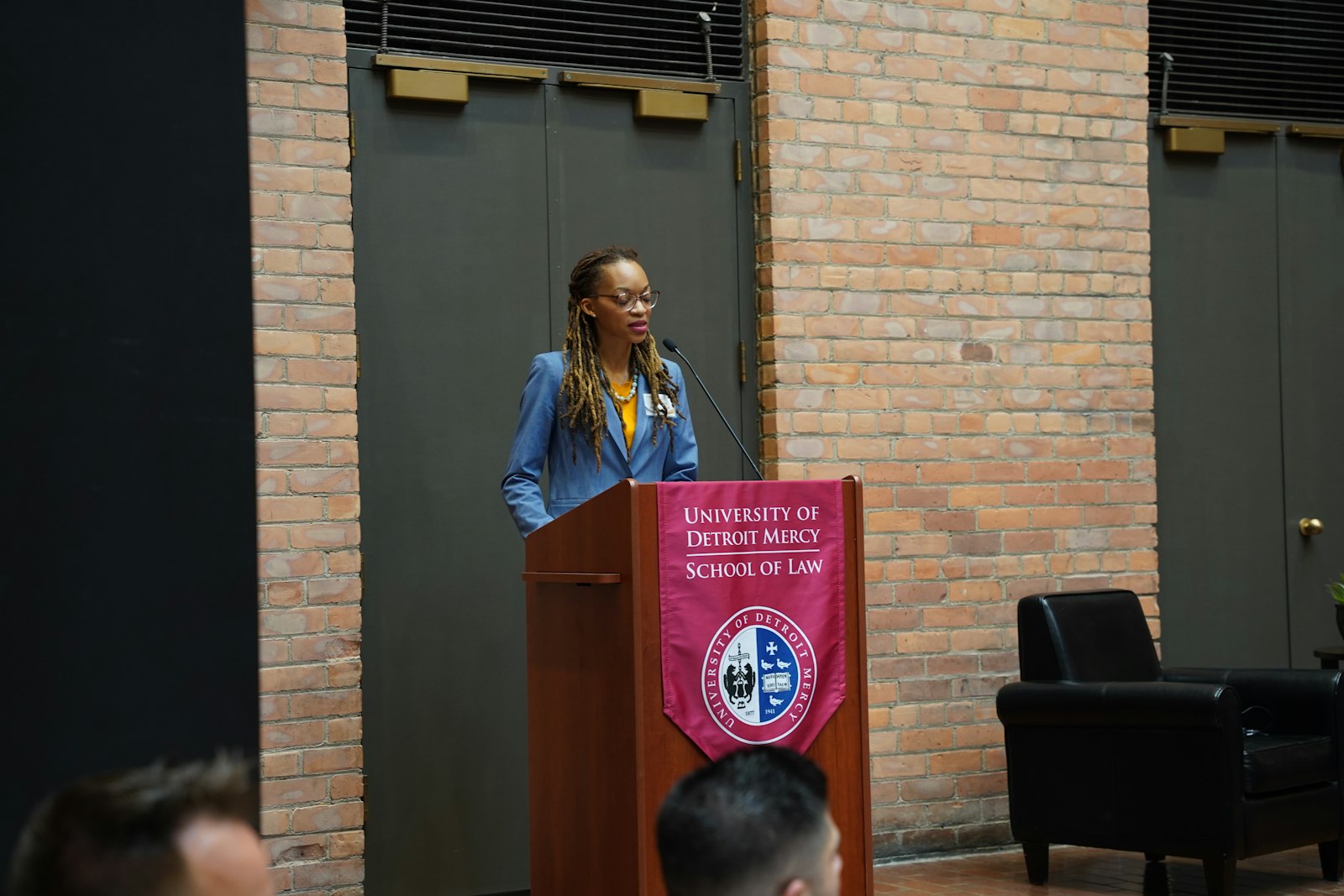 University of Detroit Mercy Law School Dean Jelani Jefferson Exum said the day’s conference was a chance for open and honest dialogue about creating what the school calls “the complete lawyer.”