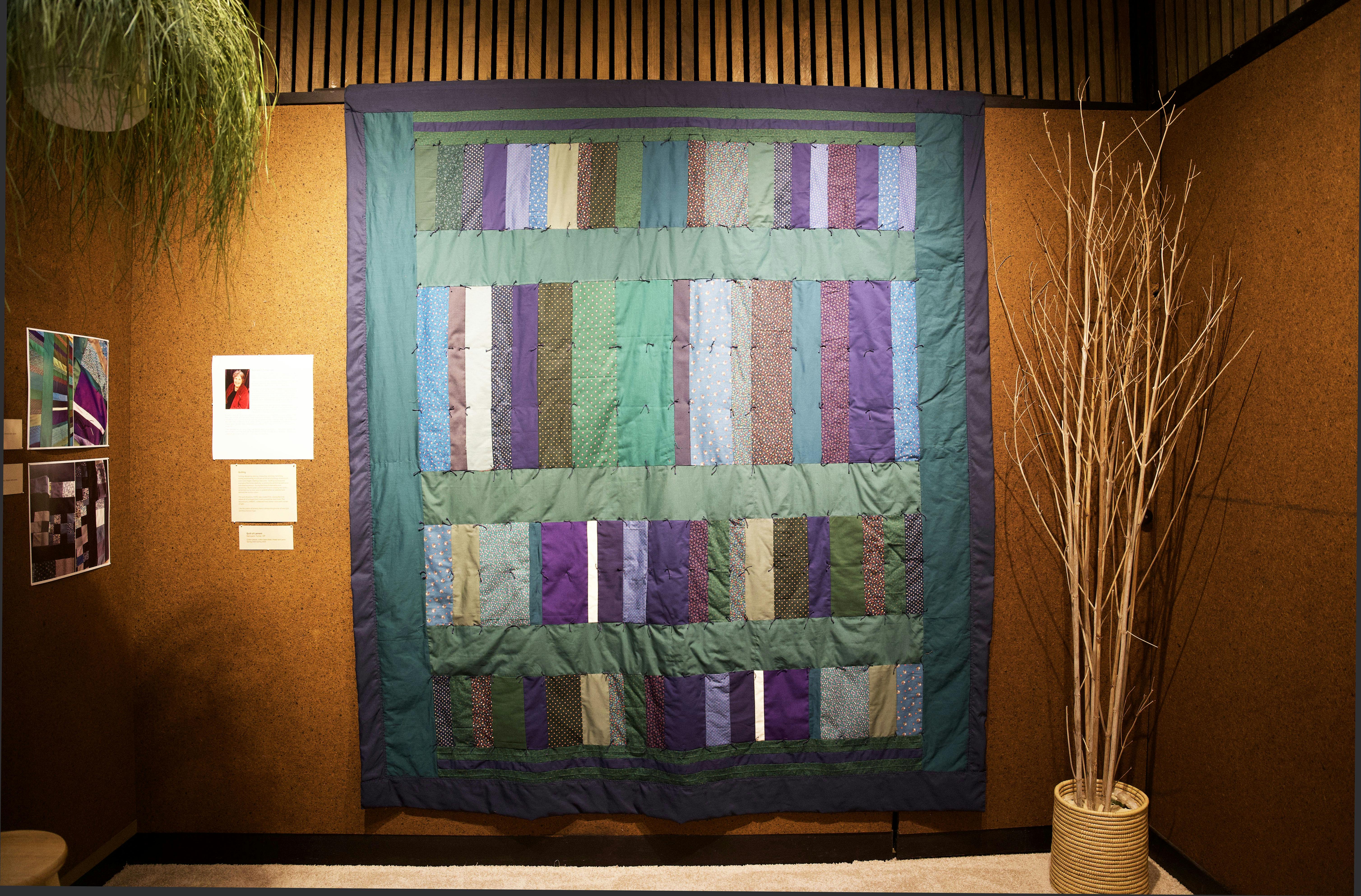 Through quilting, Sr. Turner said, she was able to take the diversity of colors and shapes to create a new unity.