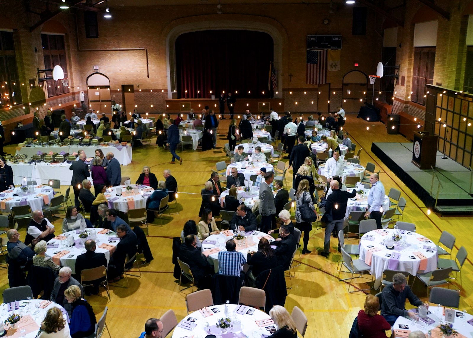 Every aspect of the event, from the decorations, music, food and service, are all planned and carried out by the seminarians.