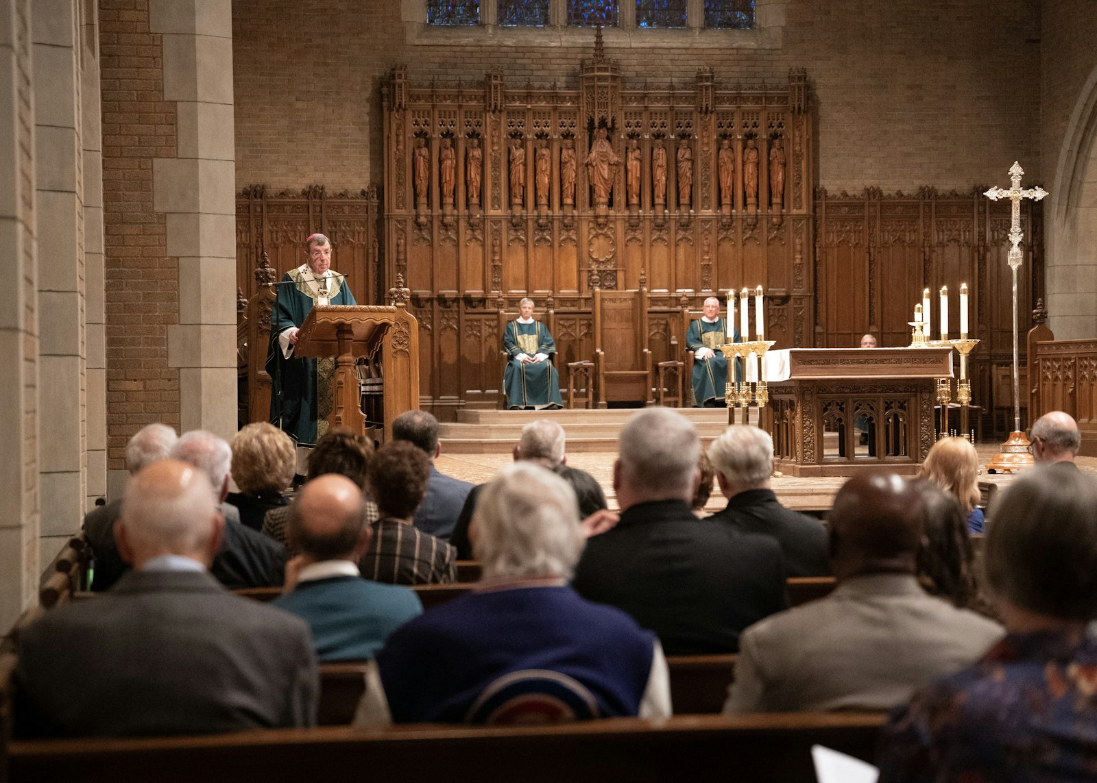 "Charity is so much at the very heart of who Jesus is," Archbishop Vigneron told the jubilarians.