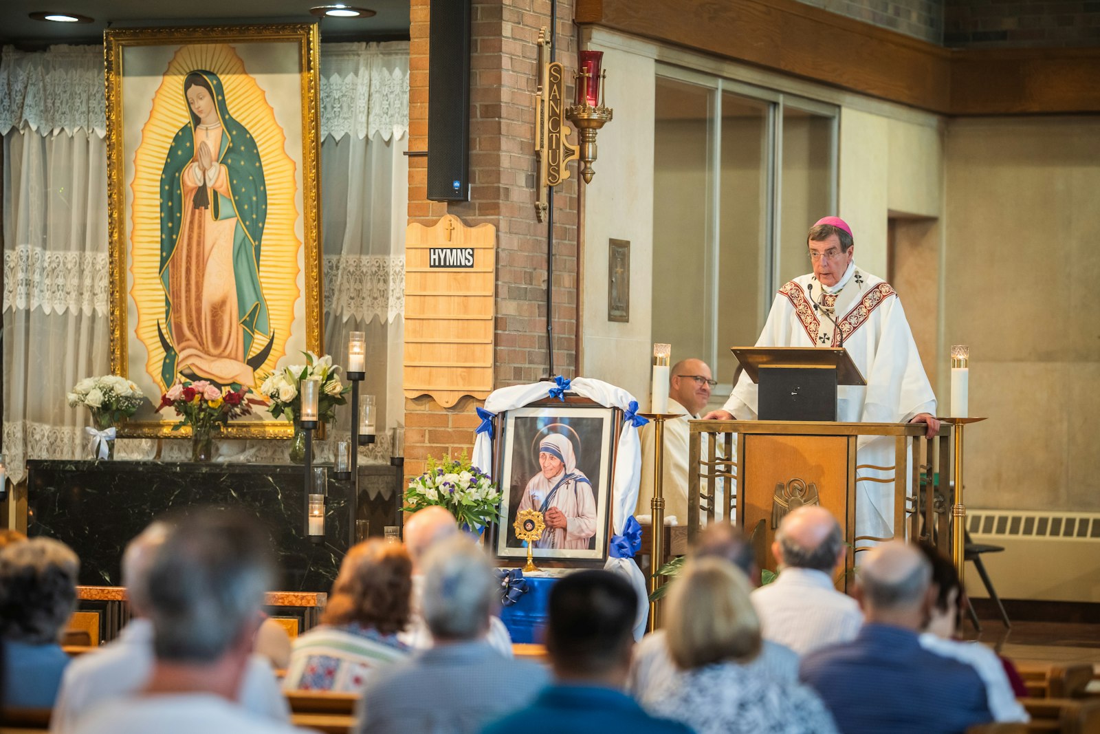 Archbishop Vigneron thanked the sisters for their continued presence in Detroit and their representation of the charisms of St. Teresa. The sisters have been present in the city since 1979.