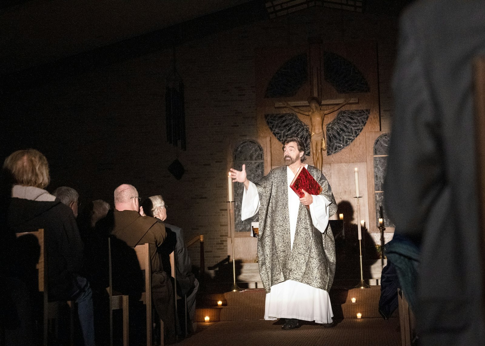 Runyeon left Hollywood to pursue theological studies and has adapted Biblical texts for six one-man theatrical performances, which he has performed across the country for the last 30 years.