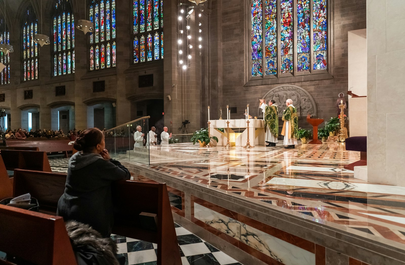 Jesus calls his faithful to be agents of light, such as Peter, James and Andrew, Archbishop Vigneron said. "We ourselves can take the graces that Jesus offered to the gentiles when he went to Galilee, so we, the faithful, can be a light to those who dwell in a land overshadowed by death."