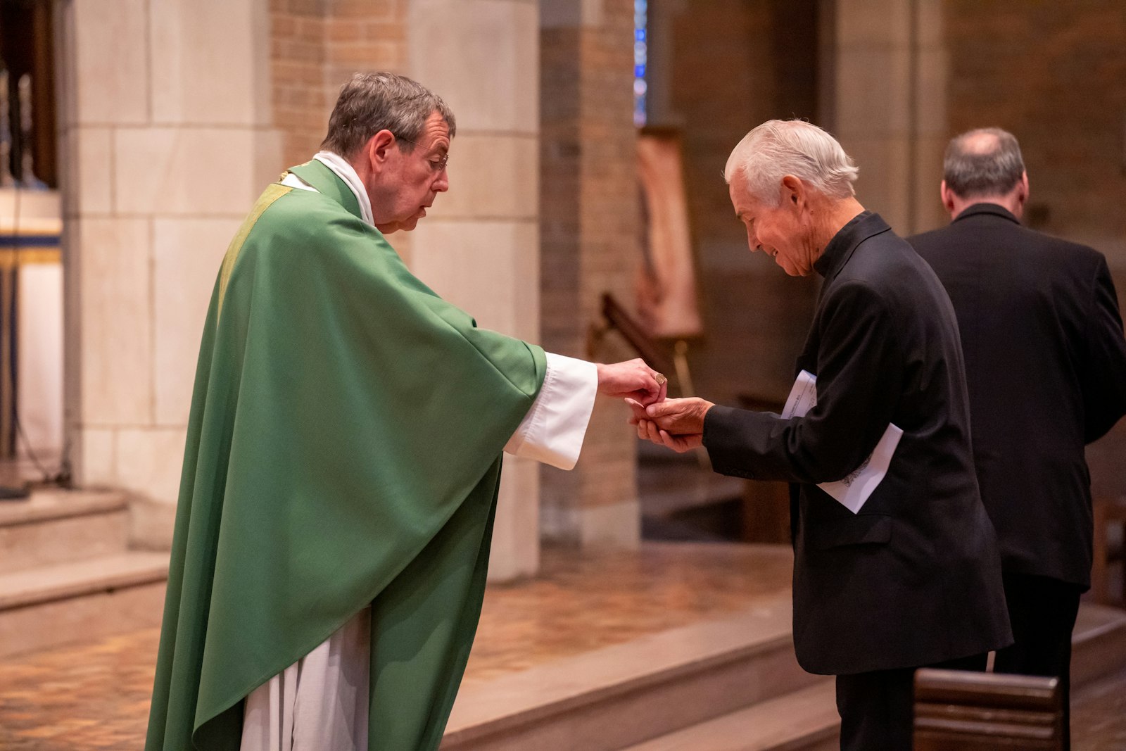 Just like Elijah stood up in the face of oppression from the ruling powers of his day, today's priests are agents of God's faithful covenant with His people, Archbishop Vigneron told his brother priests.