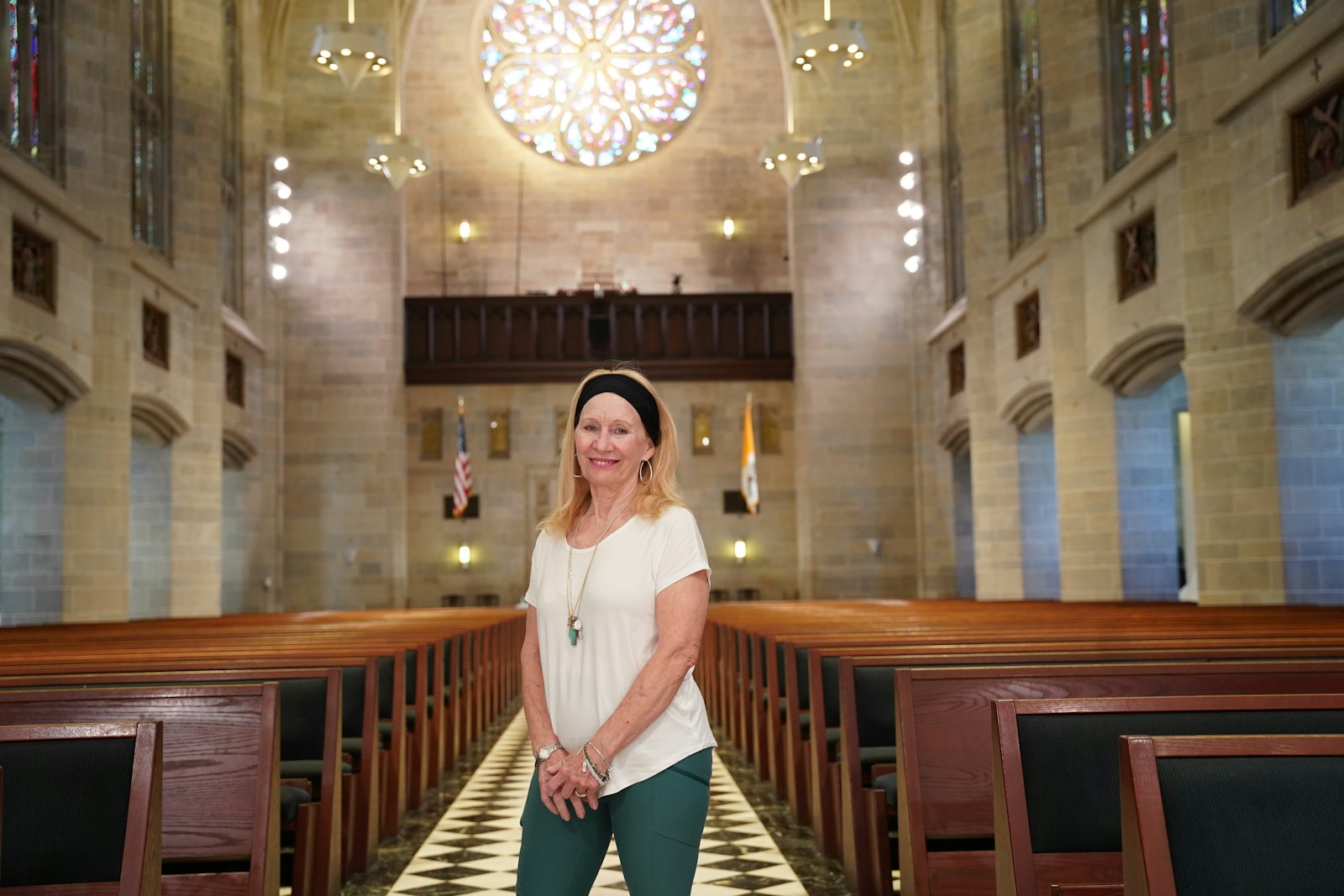 Fuller says she feels an energy when she visits the Cathedral of the Most Blessed Sacrament, particularly for her mother, who was young when she gave birth to her. Fuller said the cathedral will always be home for her, the place where she was found by two nursing students, the beginning of life’s journey in the Catholic faith.