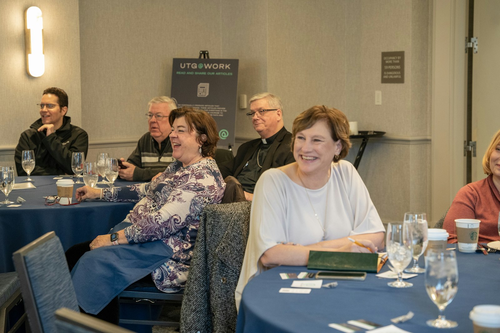 The roundtable, sponsored by the Michigan Catholic Foundation, preceded a Mass at St. Aloysius Parish in downtown Detroit, followed by a luncheon and discussion hosted by Dr. Grady next door at the Westin Cadillac Hotel.