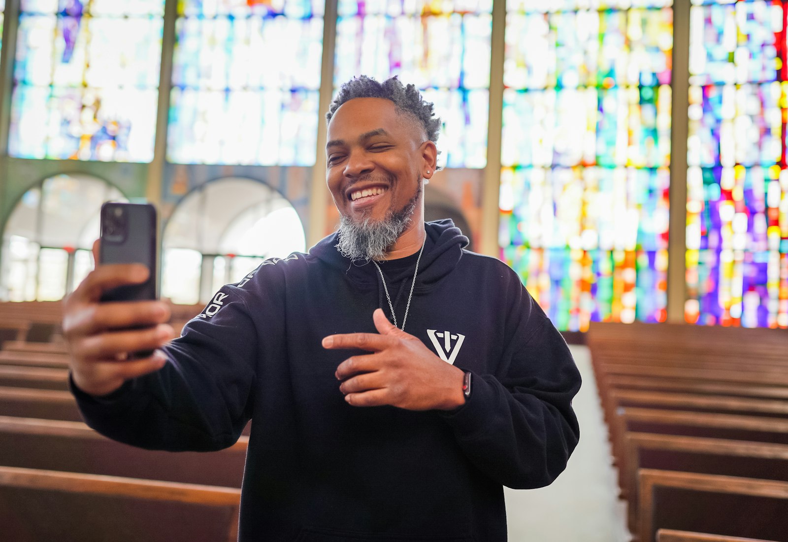 At first, Smith's TikTok focused on popular media such as movies and music, but he quickly realized that in order to be his authentic self, he couldn't shy away from talking about his Catholic faith.