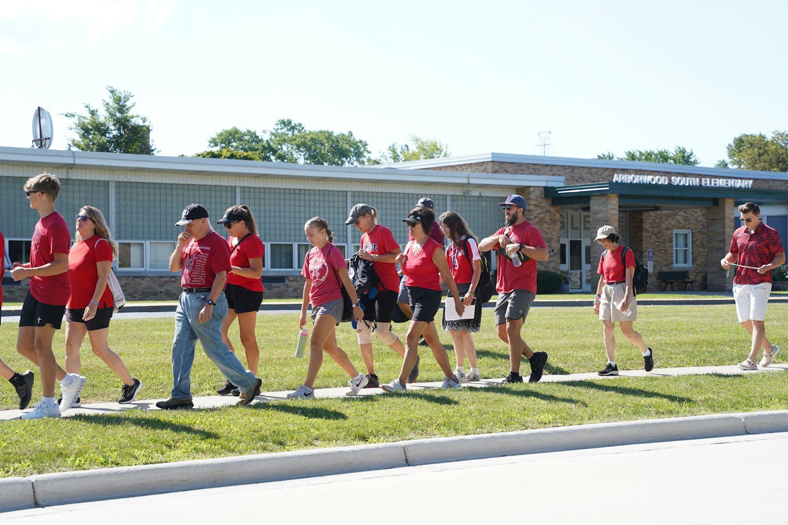 Twenty pilgrims are taking part in a three-day, 38-mile pilgrimage from Monroe to Detroit, stopping overnight at St. Mary Parish in Rockwood and the Knights of the Columbus Hall in Wyandotte.