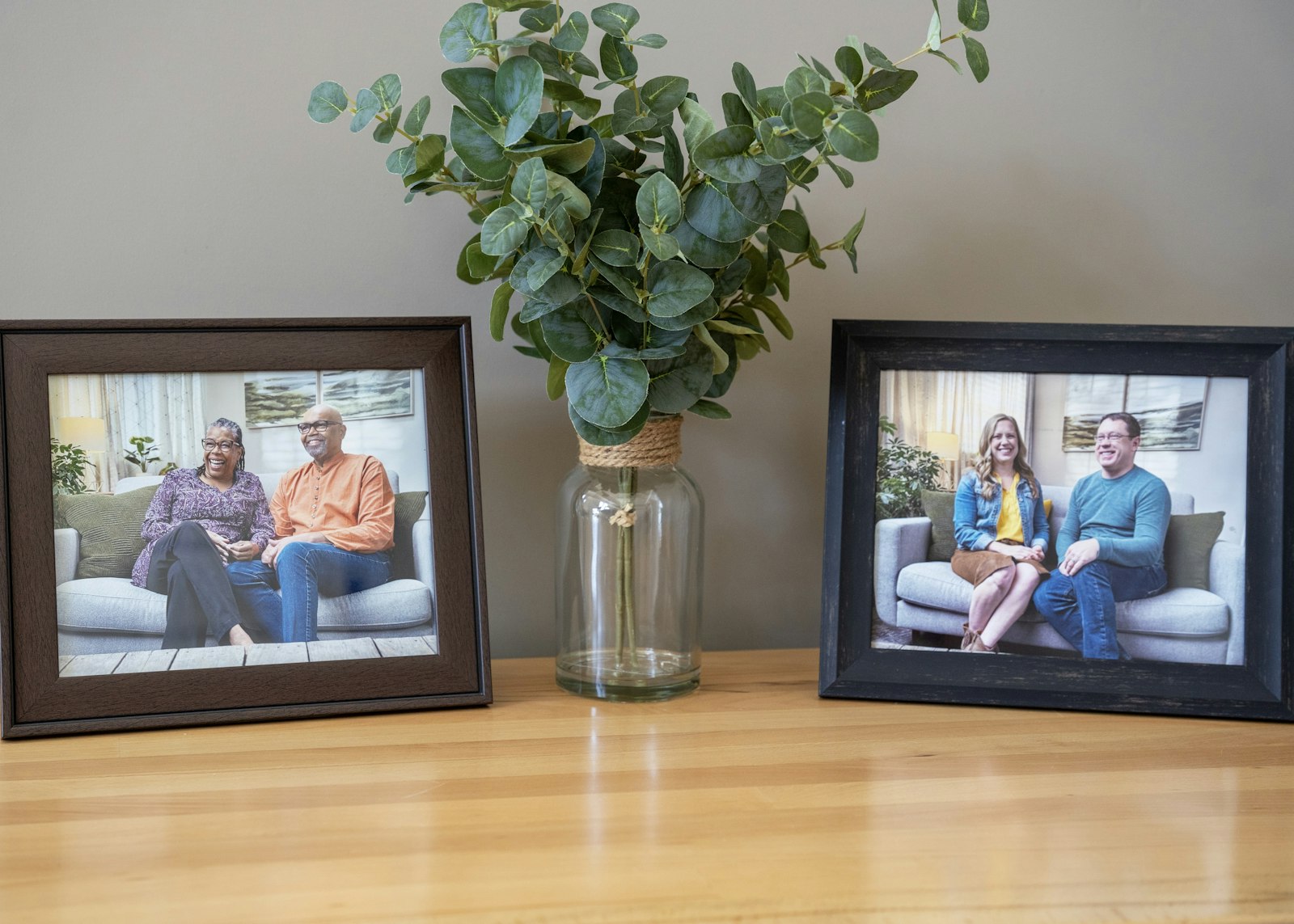 Photos in The Marriage's Group's Port Huron offices show couples who have taken part in the online video courses, which offer couples preparing for marriage a convenient resource for pre-Cana and NFP materials, which can be accessed at a couple's own pace.
