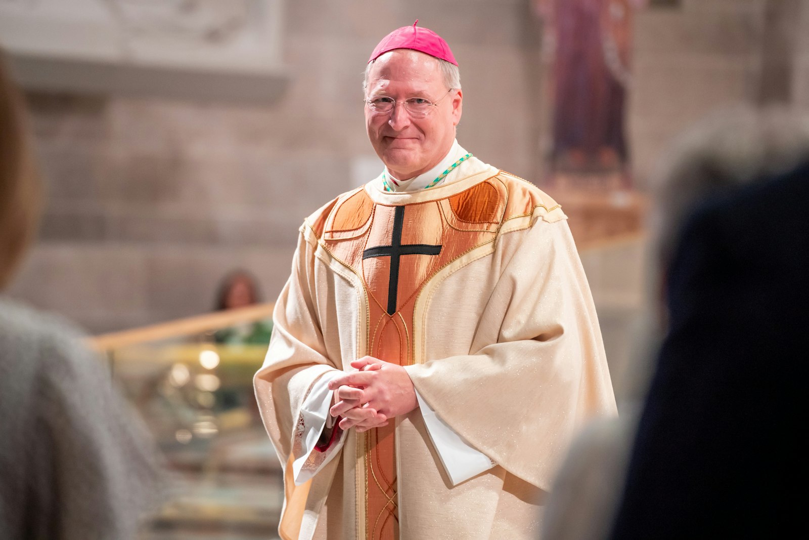 El arzobispo Russell nació en Massachusetts, pero creció en Alpena, Michigan, con su madre y su hermana. Decidió ir al Seminario de San Juan de Boston para estudiar el sacerdocio para la Arquidiócesis de Boston, para disgusto del entonces obispo de Gaylord, Edmund C. Szoka.