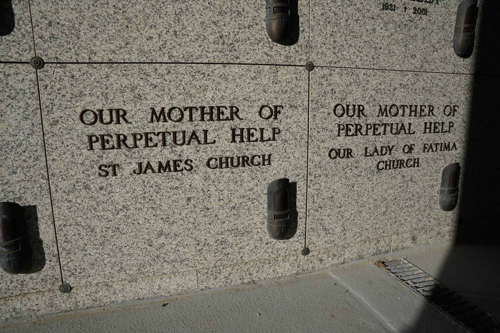 The cremains of 250 souls interred in the columbariums at the recently closed St. James Church in Ferndale and Our Lady of Fatima Church in Oak Park, which make up Our Mother of Perpetual Help Parish, were interred at Holy Sepulchre Cemetery on Nov. 2.