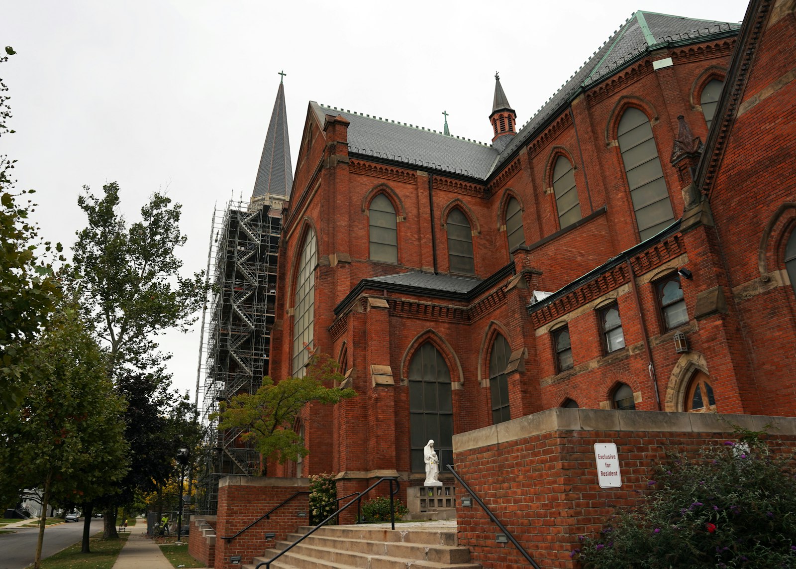 Fundraising and planning for renovations on the 137-year-old structure began before COVID-19, but the pandemic slowed down the efforts to raise the necessary funds for the multi-million dollar repairs, which include the steeples and the roof.