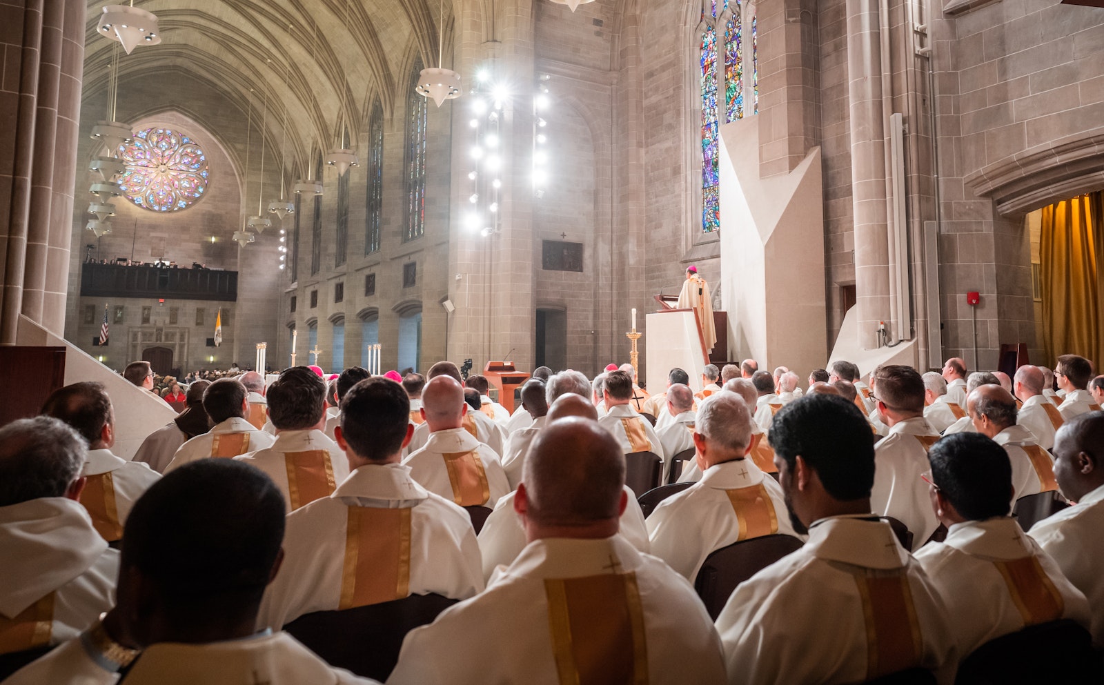 Archbishop Vigneron solemnly noted that soon after the homily, he would call his brother priests to renew the acceptance of their ordination consecration — an ask he knows comes with great sacrifice and self-offering.