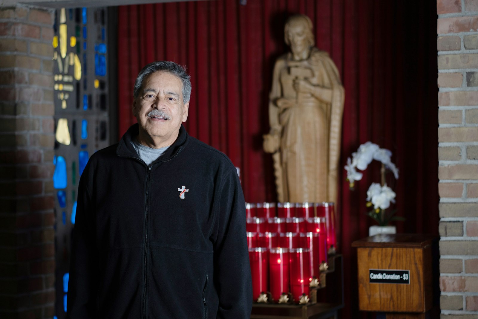 Deacon Alfredo "Fred" Guardiola, a deacon at St. Frances Cabrini Parish in Allen Park, helps coordinate volunteers for prison ministry at the Women's Huron Valley Correctional Facility in Ypsilanti with the help of the Archdiocese of Detroit's Office of Evangelical Charity. (Valaurian Waller | Detroit Catholic)