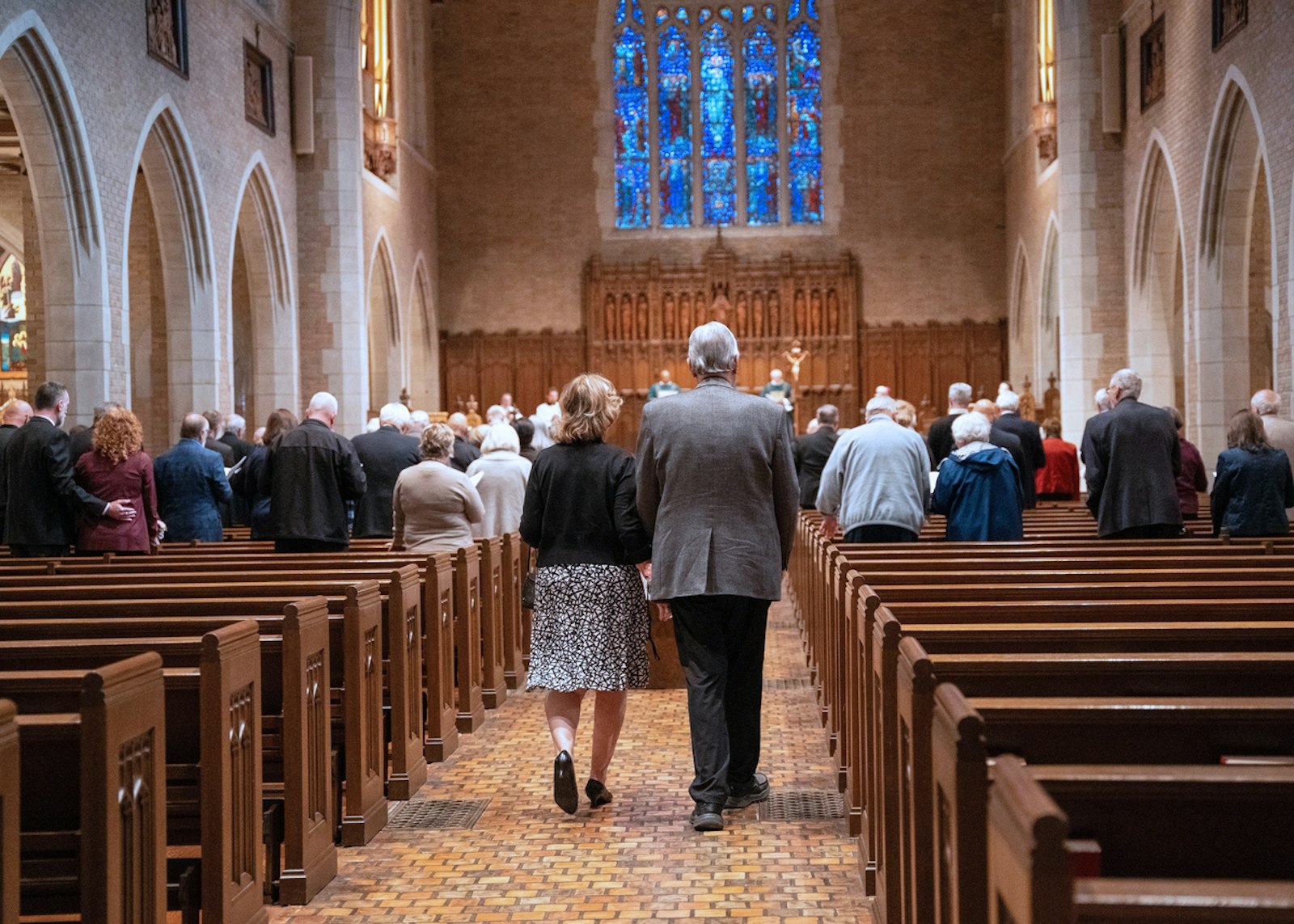 Deacons who celebrated anniversaries along with their wives spoke of the joint nature of the vocation, which is carried out by the couple in harmony with the deacon's special calling as an ordained minister.