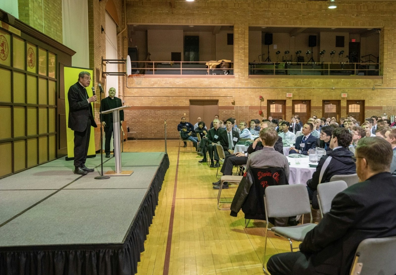 Archbishop Vigneron shared part of his own vocation testimony, explaining that he began discernment at a very young age when he enrolled in the seminary's now-closed high school program as a ninth grader in 1962.