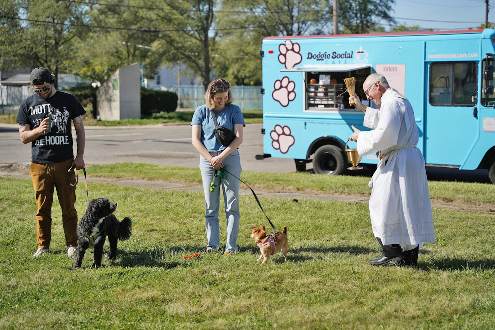 The Cathedral of the Most Blessed Sacrament hosted a pet blessing on Oct. 6 along with a ground blessing of the soon-to-be-built dog park that will be open to the community. The cathedral is building a dog park to encourage more fellowship in the community.