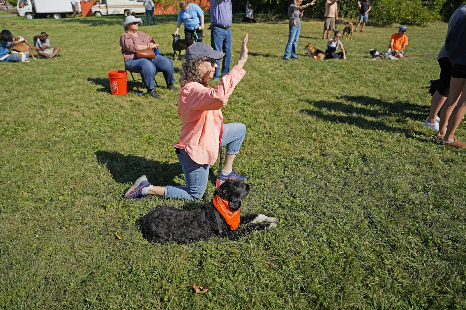 Parishioners, neighbors and guests to the cathedral were encouraged to bring their pets to the pet blessing on Oct. 6 at the Cathedral of the Most Blessed Sacrament. Fr. Mech said it is right to give God thanks for the joy humans find in God's creation.