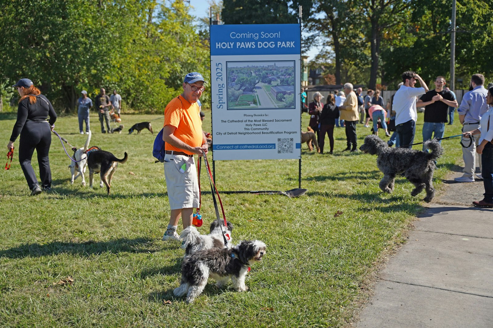 Dog owners were gifted with a St. Francis of Assisi prayer card, a dog toy and a raffle ticket for a chance to win a Petco gift card.