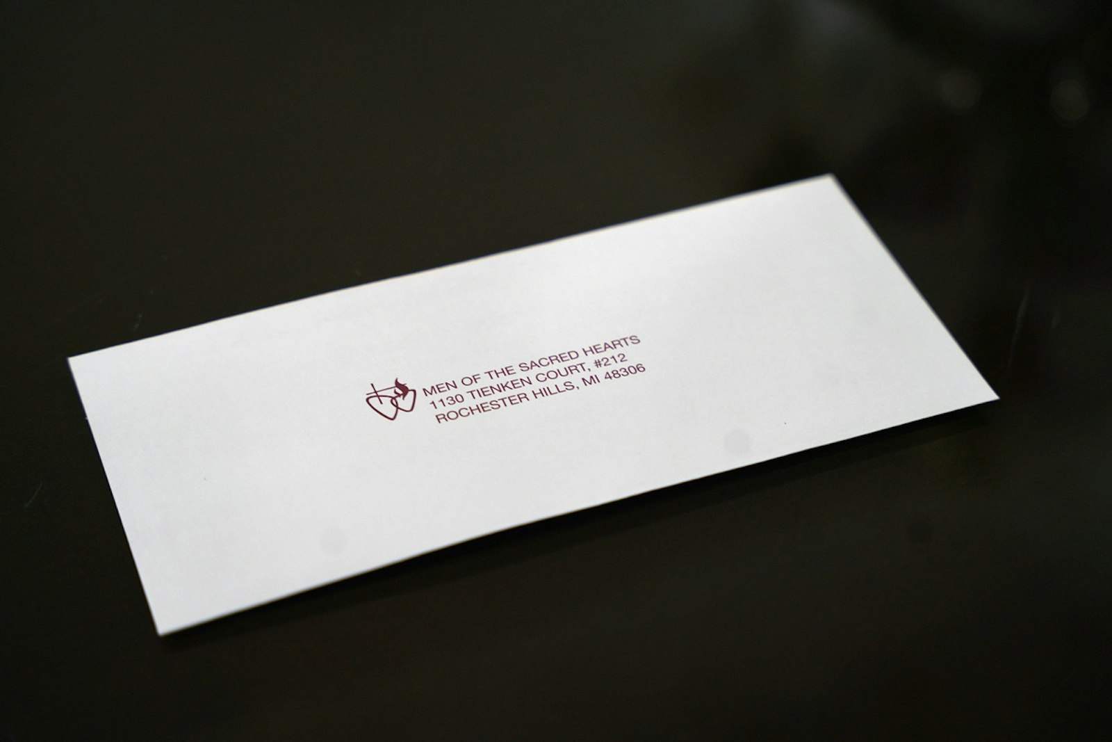 The Men of the Sacred Hearts leave behind an envelope and contact information for families to give out to others who might be interested in having the Sacred Heart of Jesus enthroned in their homes.