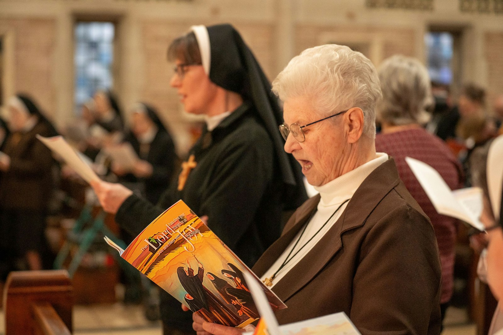 The Felician Sisters first lived on the corner of St. Aubin and Canfield in Detroit, across from St. Albertus Church, before moving to their current location in Livonia in 1936.